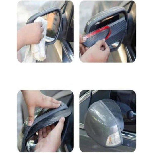 זוג מגני גשם אוניברסליים למראות הרכב