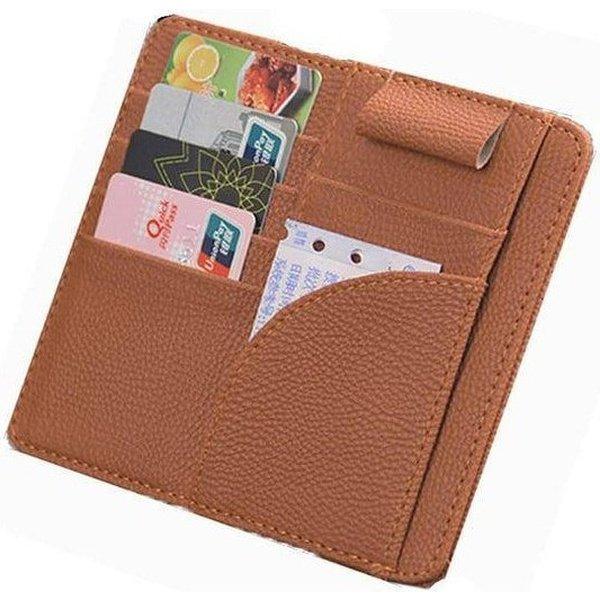 ארגונית אחסון רב תכליתית למגן שמש ברכב