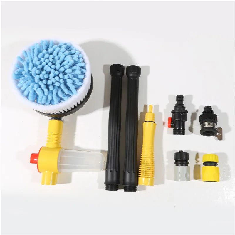 מברשת מיקרופייבר מסתובבת 360° מעלות לניקוי רכב