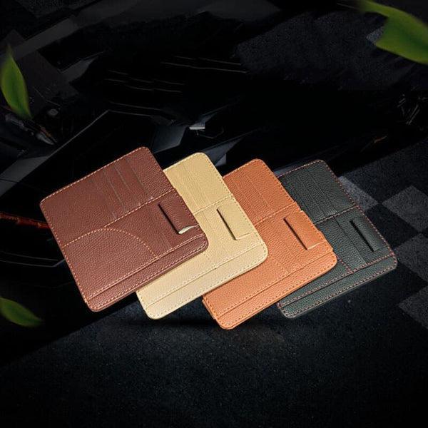 ארגונית אחסון רב תכליתית למגן שמש ברכב