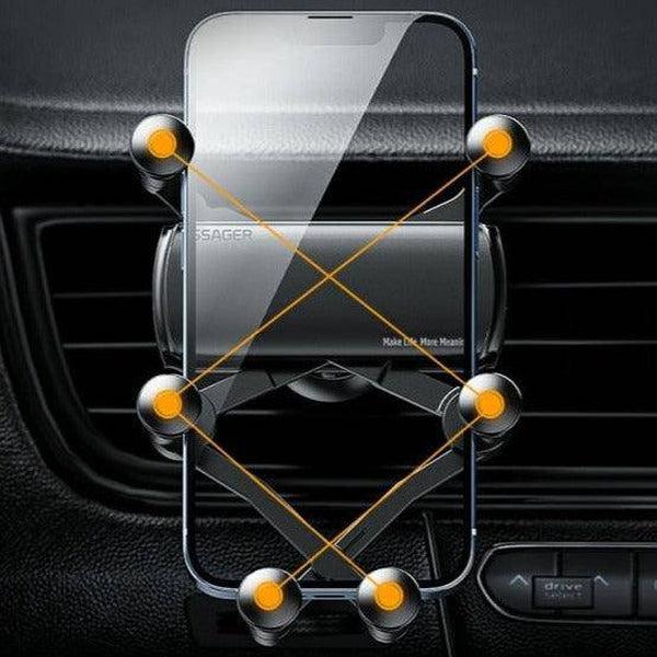 מחזיק טלפון אוניברסלי לרכב 360° מעלות