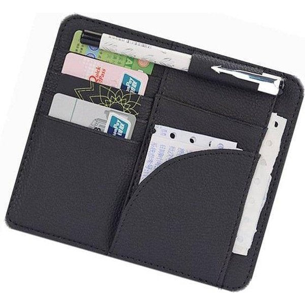 ארגונית אחסון רב תכליתית למגן שמש ברכב