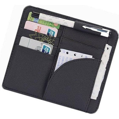 ארגונית אחסון רב תכליתית למגן שמש ברכב